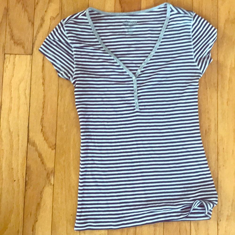 Button up striped shirt-Old Navy